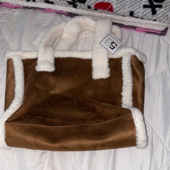Brown and Cream Tote Bag - Picture 2 of 4